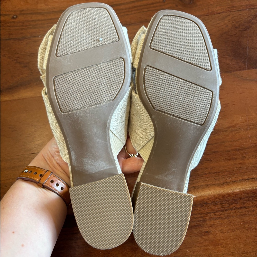 LC Lauren Conrad Izabella Women’s Heeled Slide Sandals - Picture 8 of 11